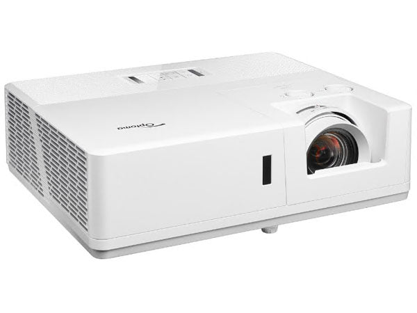 OPTOMA ZU607T WUXGA 6500L LASER PROJECTOR, 1.2 1.92:1 THROW RATIO, 1.6X ZOOM, 13.89 LBS, 2X HDMI 2.0, 1X HDBASET, 2X VGA, 1X COMPOSITE VIDEO, 2X