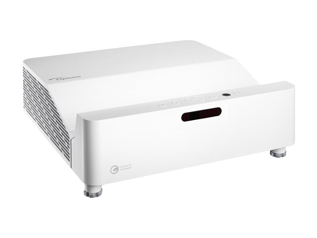 Optoma ZW410UST - DLP projector - ultra short-throw - 3D - white